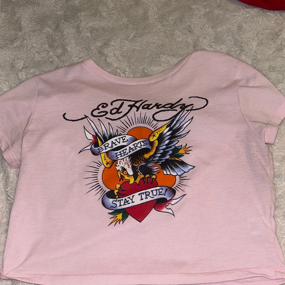 Ed Hardy Eagle baby tee ❤️✨